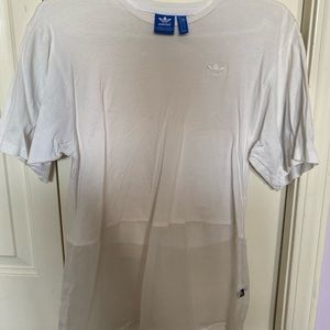 adidas oversized mesh t shirt size s